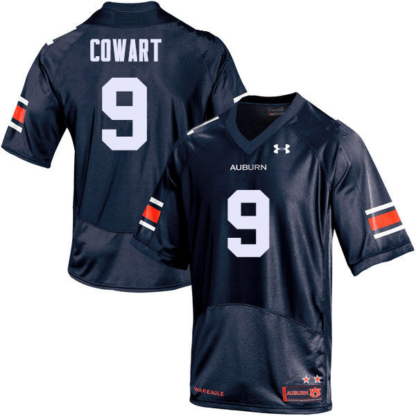Men's Auburn Tigers #9 Byron Cowart Navy College Stitched Football Jersey